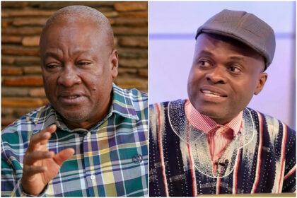 President John Mahama and Martin Kpebu