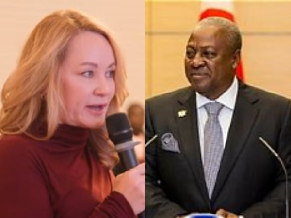Russian Woman Praises Mahama
