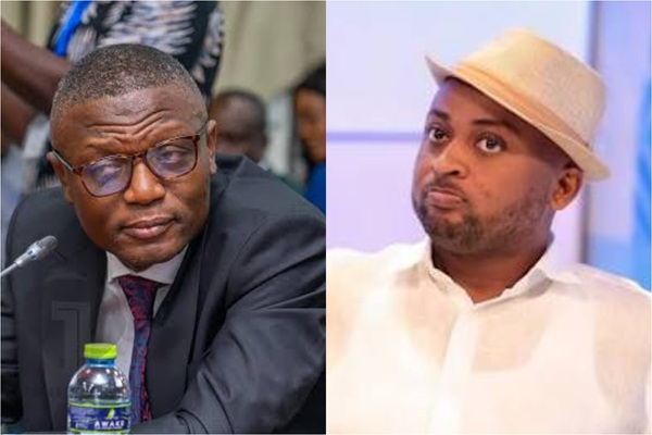 Sports Minister Kofi Adams and Old Tafo MP Vincent Ekow Assafuah